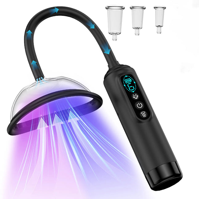 BDSM Pussy Pump Nipple Sucking Vibrator Toys Electric Vacuum Vagina Sex Pump with 7 Suction Female Sex Toy Clit Sucker for Women