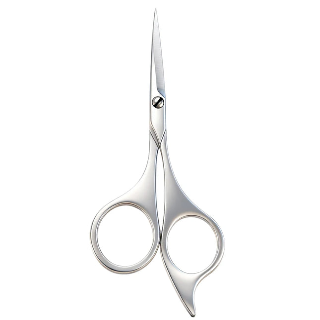 1Pc Eyebrows Scissors Stainless steel Eyelash Facial Hair Nose Hair Scissors Multi-Purpose Hair Trimming Beauty Makeup Scissors