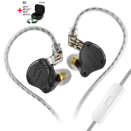 KZ ZS10 PRO X Wired Headset Hybrid Technology Earphone Monitor Earbud HIFI Bass Music Headphone HD Microphone Pure Sound Quality