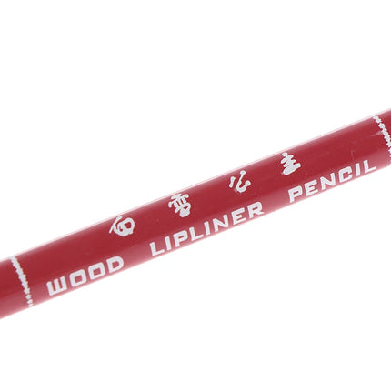1pc Professional Wood Lip liner Waterproof Lady Charming Lip Liner Soft Pencil Makeup Women's Long Lasting Cosmetic Tool 28Color