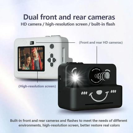 Kids Digital Camera With Instant Print Mini Printer 2.8inch Video Portable Thermal Instant Photo Print Kids Camera With Printer