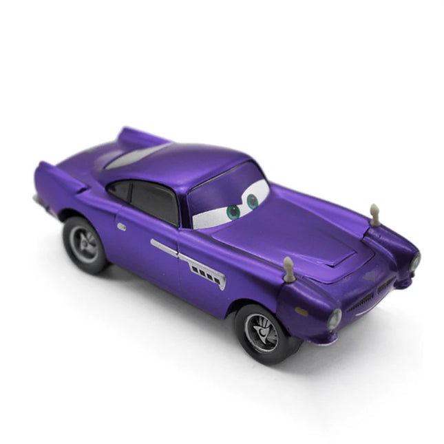 Disney Cars Toy British Super Spy Finn McMissile 1:55 Diecast Model Basic And Cross Dressing Version Children's Alloy Toy Car