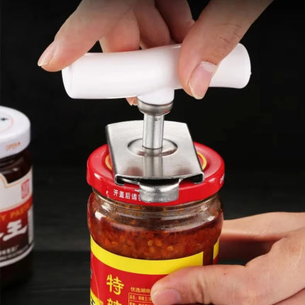 Adjustable Multi-function Bottle Cap Opener Stainless Steel Lids Off Jar Opener Labor-saving Screw Can Opener for Kitchen Gadget