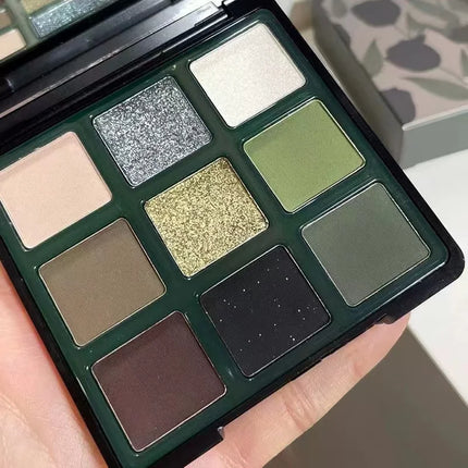 DIKALU Dark Witch ~ Paris Garden Nine Color Eyeshadow Hray Retro French Black Green Contrast Olive Green Small Smoke