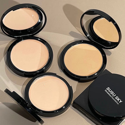 Soft Focus Cream Foundation Palette Silky Texture Moisturizing Concealer Long-lasting Makeup Brightening Modifying Dullness