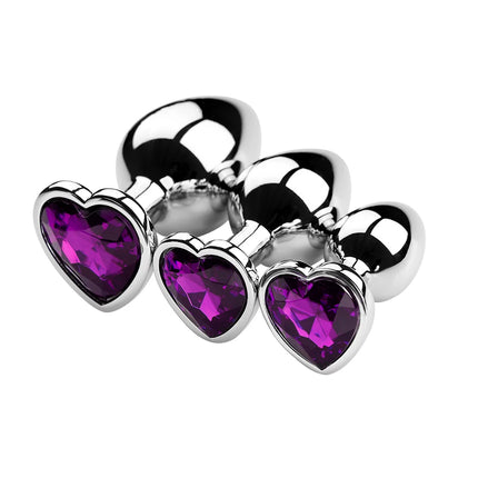 S/M/L Anal Plug Metal Adult Sex Toys For Women Men Crystal Erotic Bullet Butt Plug Stimulator Prostate Massager Intimate Goods