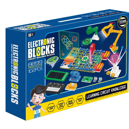 STEM Education Building Blocks Electronic Science Physics Technology Experiment New Toy Set Gift for Children Birthday
