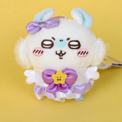 Cartoon Cute First Generation Magic Girl yiji Hachiware Usagi Plush Pendant Keychain Hanging Bag Pendant Girl Birthday Gift