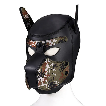 Female Role-playing Mask Couple Training Game BDSM Bondage Sex Toy Male Dog Head Mask Adult Party Toy Nightclub Dance Head Cover