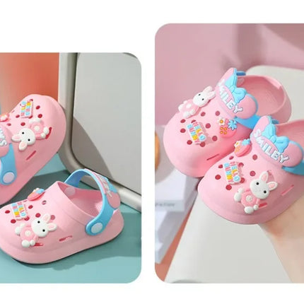 Slippers Baby Shoe Sandals Mules Breathable Boys Girls Sandals with Soft Sole for Indoor Outdoor Activities and Anti-Slip Design