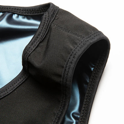 Hot Slimming Sauna Sweat Vest for Men Heat Trapping Pullover Sweat Enhancing Vest Workout Body Shaper Reduce Weight Tank Tops