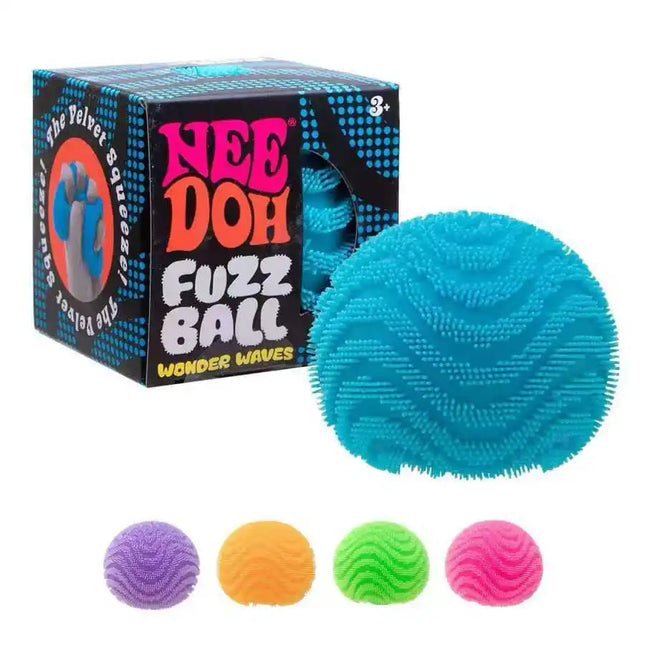 Schylling NeeDoh Fuzz Ball Series Stress Relief Toys Suitable Desktop Ornament For People Under Pressure Fun Soft Stress Ball