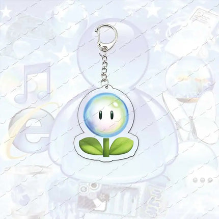 Y2K frutiger aero Keychains For Accessories Bag Charm Acrylic frutiger aero Keyrings Pendant Jewelry Fans Friends Giftr