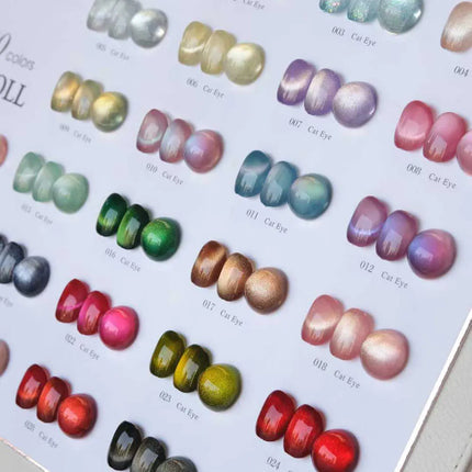 New Cat Eye Gel Nail Polish Collection Set With Free Display UV LED Gel Polish 9D Magnet Cat's Eye Magenetic Gel 30pcs/set 15ml