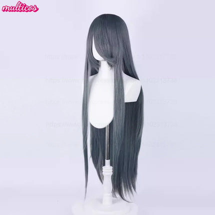 High Quality Anime 100Cm Long Staight Cosplay Wig Black White Red Pink Brown Gold Blue Blonde Purple Heat Resistant Hair Wigs