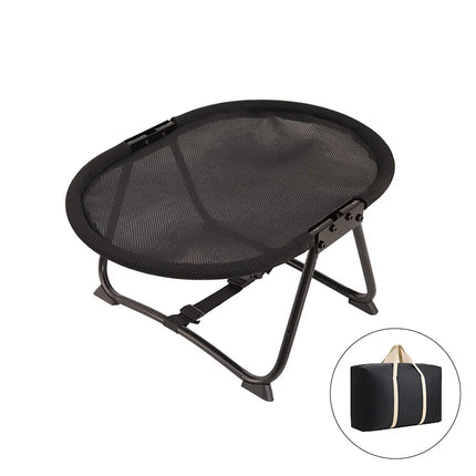 Foldable Pet Cot for Cats and Small Dogs, Elevated Dog Bed with Breathable Mesh, Portable Cat Hammock, Removable Washable Cover