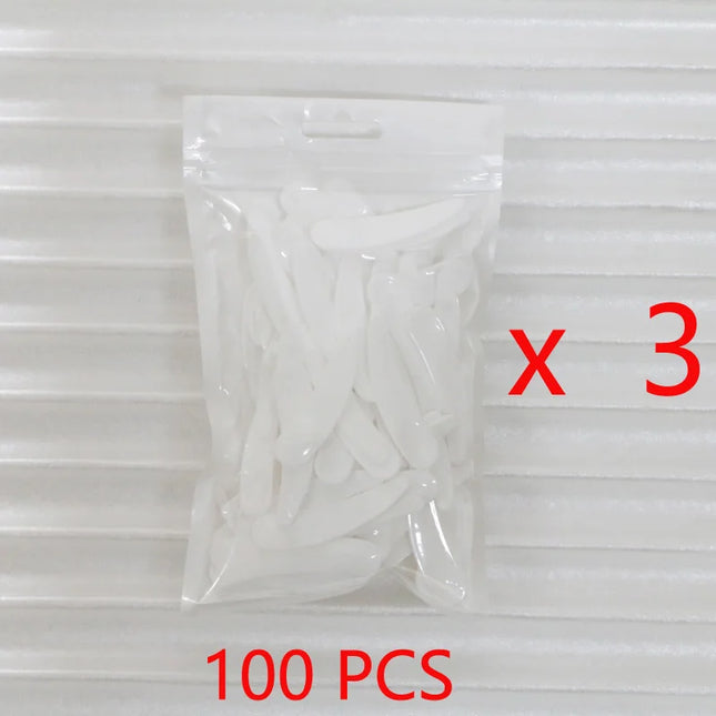 300pcs Mini Spoon Cosmetic Skincare Spatula Plastic Beauty Spoon Face Mask Reusable Scoop For Eye Facial Cream 5.5cm