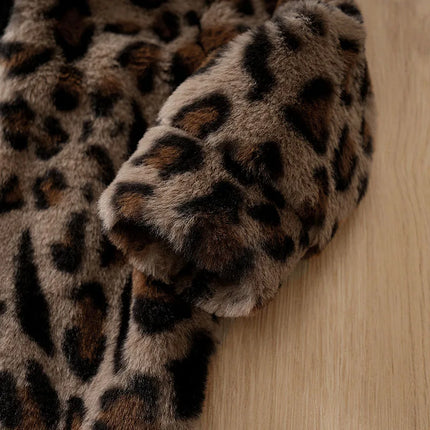 Autumn leopard print brown Clothes Toddler Jumpsuit Costume Boy Girl Baby Infant Outfit Clothes Toddler Jumpsuit Costume Romper
