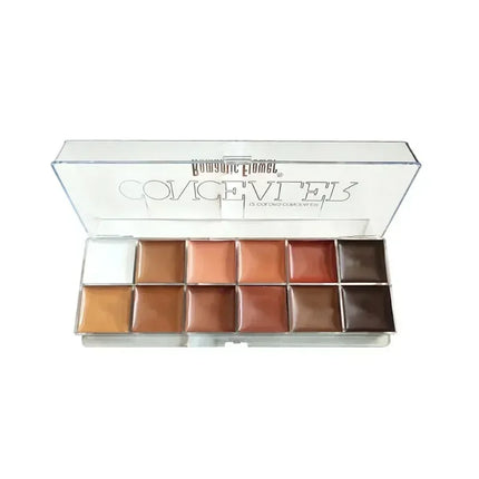 12 Color Concealer Palette Nude Contour Concealer Dark Skin Waterproof Full Coverage Foundation Makeup  Cover Face Foundation