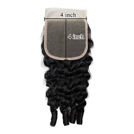 PerisModa Burmese Curly Lace Closure 4x4 Brown Lace 5x5 HD Transparent Lace Swiss Lace Natural Color Human Hair With Pre Plucked