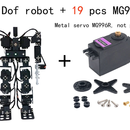 19 DOF Robot Educational Robot Kit for Ardunio Humanoid Robotic Walking with MG996 Programming Robot Kit 20KG Servo Technic Part