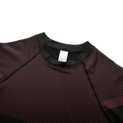 Compression Shirts Men's Rashguard Quick Dry Gym Fitness Shirts Spring Beach Surfing Athletic Sport Running Workout Tops Tees