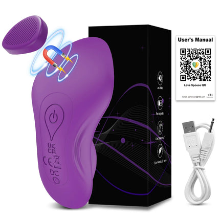 Magnetic Anti-detachment Women Wearable Panties Vibrator APP Control Clitoris Stimulator Female Masturbator Sex Toy for Couples