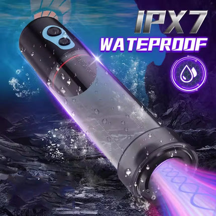 Automatic Penis Pump Male Enlarger Extend Erection for Men Sex Toy Adult Penis Entender Extendable Pump for Enhanced Pleasure