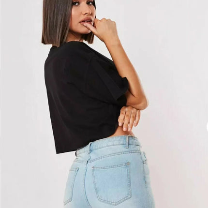Cotton Women Short Sleeve Dance Running Clothes Yoga Fitness Crop Top  Navel Baring New Sport T-shirt Loose Gym Workout Shirts