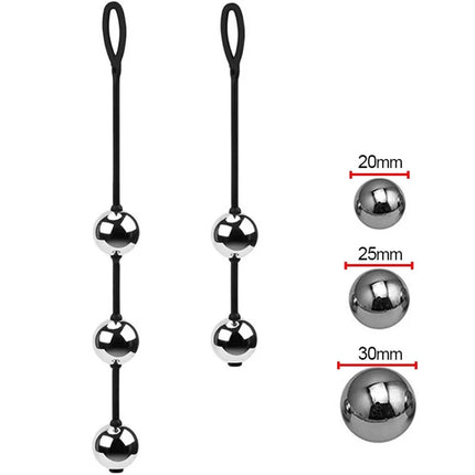 3 Size Erotic Weighted Vaginal Egg Chinese Geisha Kegel Exerciser Metal Ben Wa Ball Anal Beads Adult Sex Toys for Woman