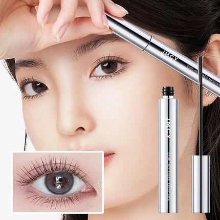 3D Curling Eyelash Mascara,Slim Brush Mascara, Waterproof Tube Mascara Lash-Lifting Long Lasting No Clumping Defined Lashes