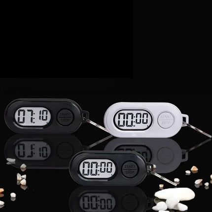 Electronic Clock Keychain stop watch ports Small Stop Timer Keychain LCD Screen Digital Clock Lightweight Countdown Accessories