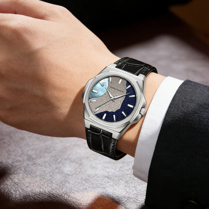 Men Watches Business Stainless Steel Interchangeable Straps Clock UltraThin Japanese Quartz Movement 1Set Men Watch Reloj Hombre