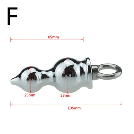 Exotic Accessories Metal Anal Plug With Pull Ring Adult Sex Products Anus Dilator Ass Stuff Tail Bdsm Erotic Games Novel Toys