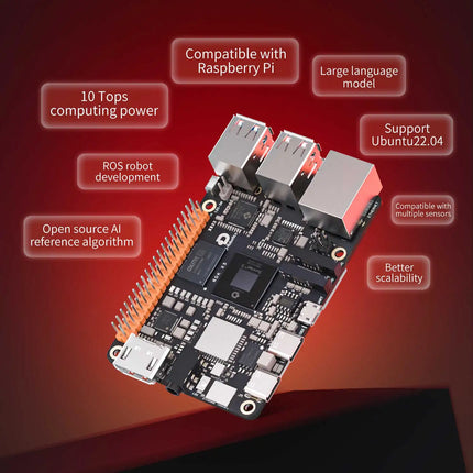 D-Robotics RDK X5 Development Board 4GB 8GB AI Large Model Powered By Sunrise 5 Chip 10 TOPS Computing Power for Robot Project