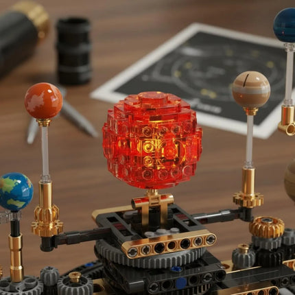 Electronic Building Blocks Electric Space Station Building Set Space Station Block Set STEM Learning Easy Assembly for Children