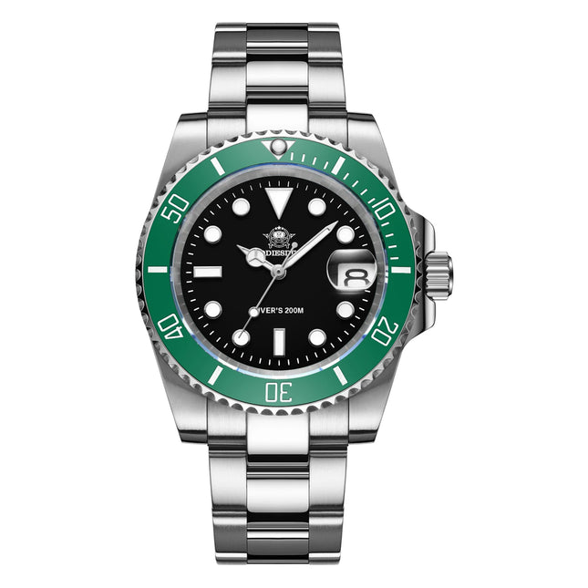 ADDIESDIVE Stainless Steel Men's Watch European and American Business Casual Quartz Watch Waterproof Outdoor Sports Watch