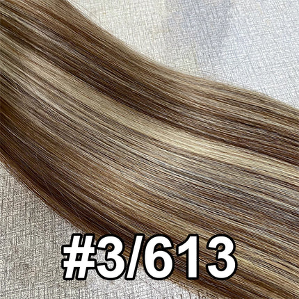 100% Real Human Vietnamese Hair Extensions no Weft Honey Blond Hair Bulks Virgin Hair Straight Weaving Hair for Braiding