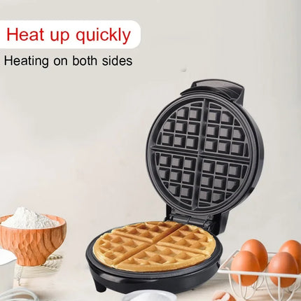 220V Household Waffle Machine Household Homemade Breakfast Sandwich Machine Adjustable Temperature Control Electric Cake Bell