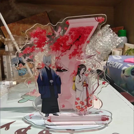 Kamisama Kiss Peach Blossom Scene Based Signage Tomoe Figure Acrylic Stand Nanami Momozono Figurine Standing Plate Toys Gift