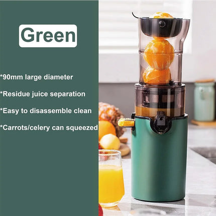 2026 New Upgrade 200W Electric Slow Juicer Automatic Large Caliber Original Juicer Orange Celery Juicer Residue Juice Separation