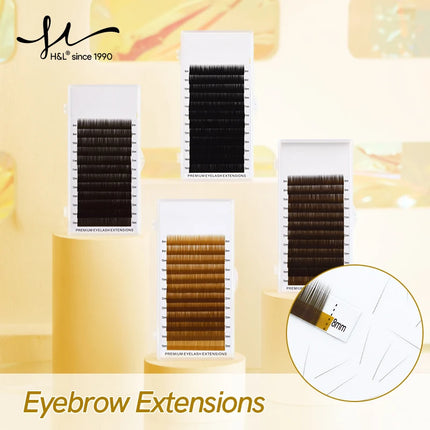 Eyebrow Extensions No Curl 0.07 thickness High Quality Natural Look Women's makeup products High-quality eyebrow extension tool