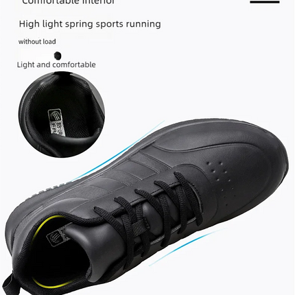 Chef shoes four season soft-sole anti-slip oil-proof waterproof portable kitchen work shoes fashion plus size casual men's shoes