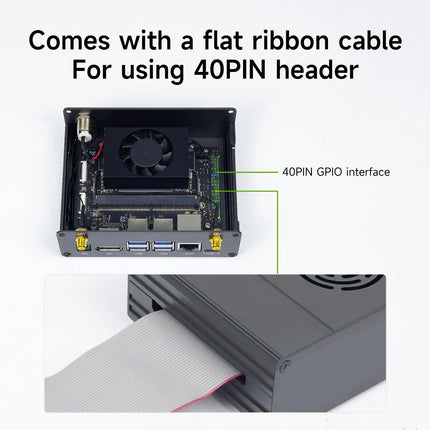 Yahboom Jetson Orin Case Aluminum Alloy Optional Camera Holder Suitable For Jetson Orin Nano SUPER Jetson Orin NX SUPER Kits