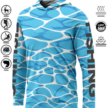 Fishing Shirt Hoodie,UPF 50+ Uv Protection Quick Dry Tops Breathable 2025 Outdoor Moisture Wicking Jersey Fishing Apparel shirts