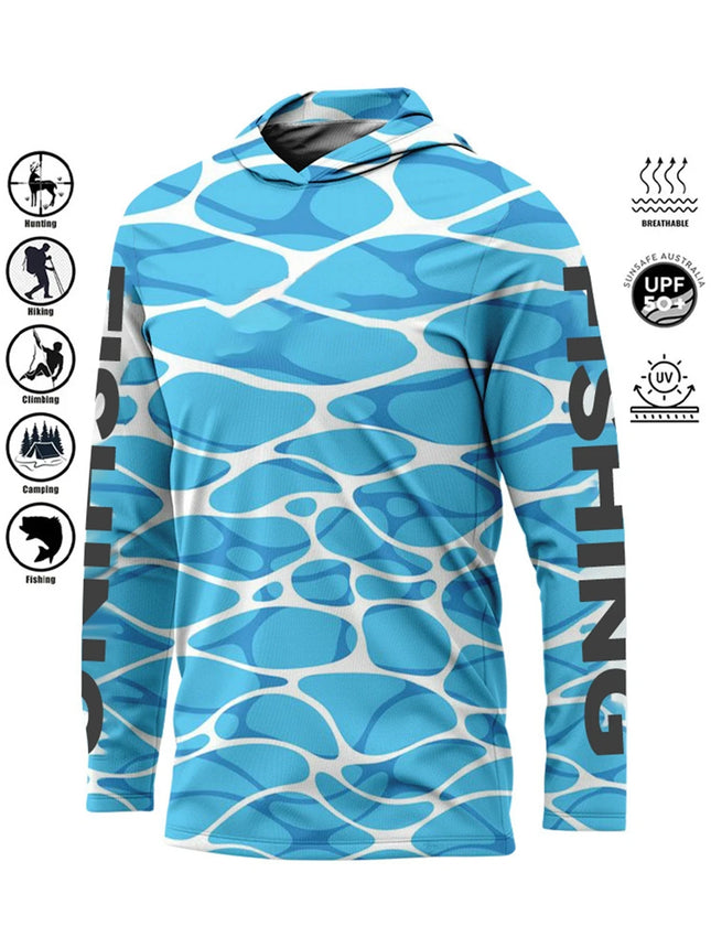 Fishing Shirt Hoodie,UPF 50+ Uv Protection Quick Dry Tops Breathable 2025 Outdoor Moisture Wicking Jersey Fishing Apparel shirts