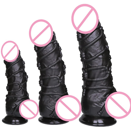Rope Bondage Dildo Strap On Thick Penis Masturbator Adult Toys Big Cock Anal Dildo Vaginal Stimulation Women Sex Toys Sex Shop