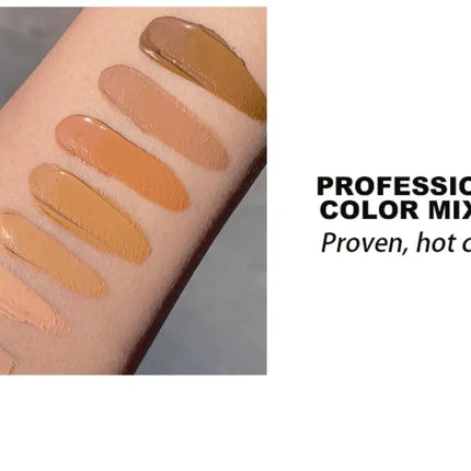 Fit Colors 8 Size Concealer With A Flexible Concealer Moisturizing Liquid Foundation To Cover Dark Circles And Acne Spots