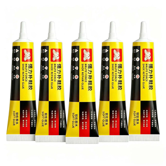 60ml Clear Shoe Repair Adhesive Quick-drying Low Odor Strong Adhesive Soft Resin Shoe Glue for Fixing Worn Shoes or Boots