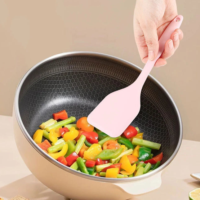 Silicone Cooking Leakage Spatula Non-stick Spatula Dense Shovel Fried FishOmelette Shovel Frying Shovel Kitchen Utensils Tool